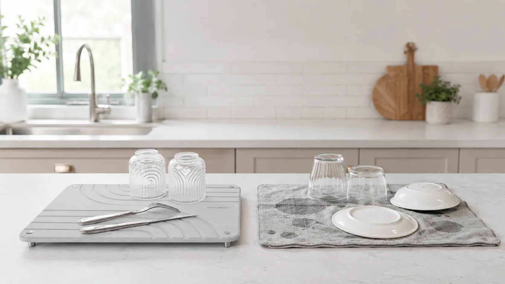 Why Dish Drying Mats Outperform Cloth Drainers