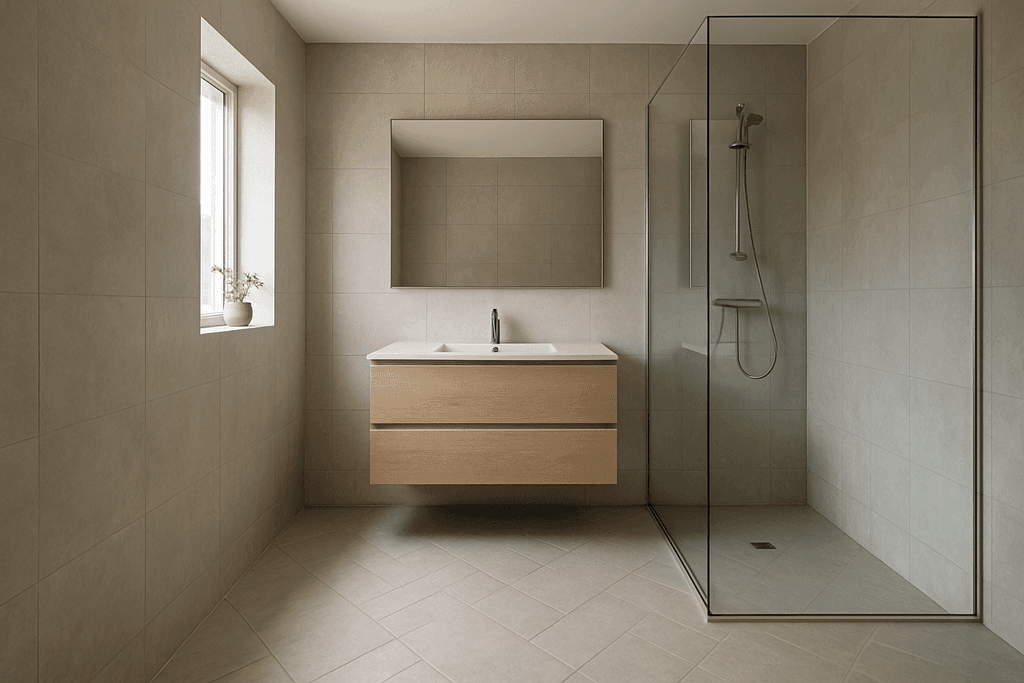 Five Tile Patterns to Try with a Stone Bath Mat