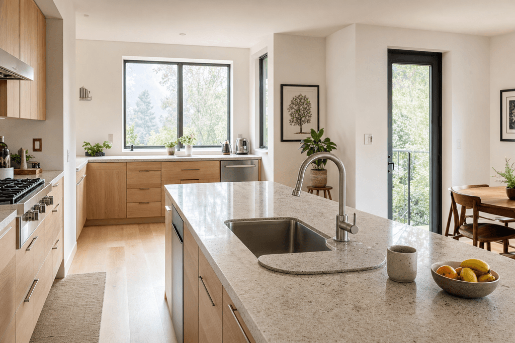 Stone Faucet Mats for Kitchen Sinks That Keep Counters Dry