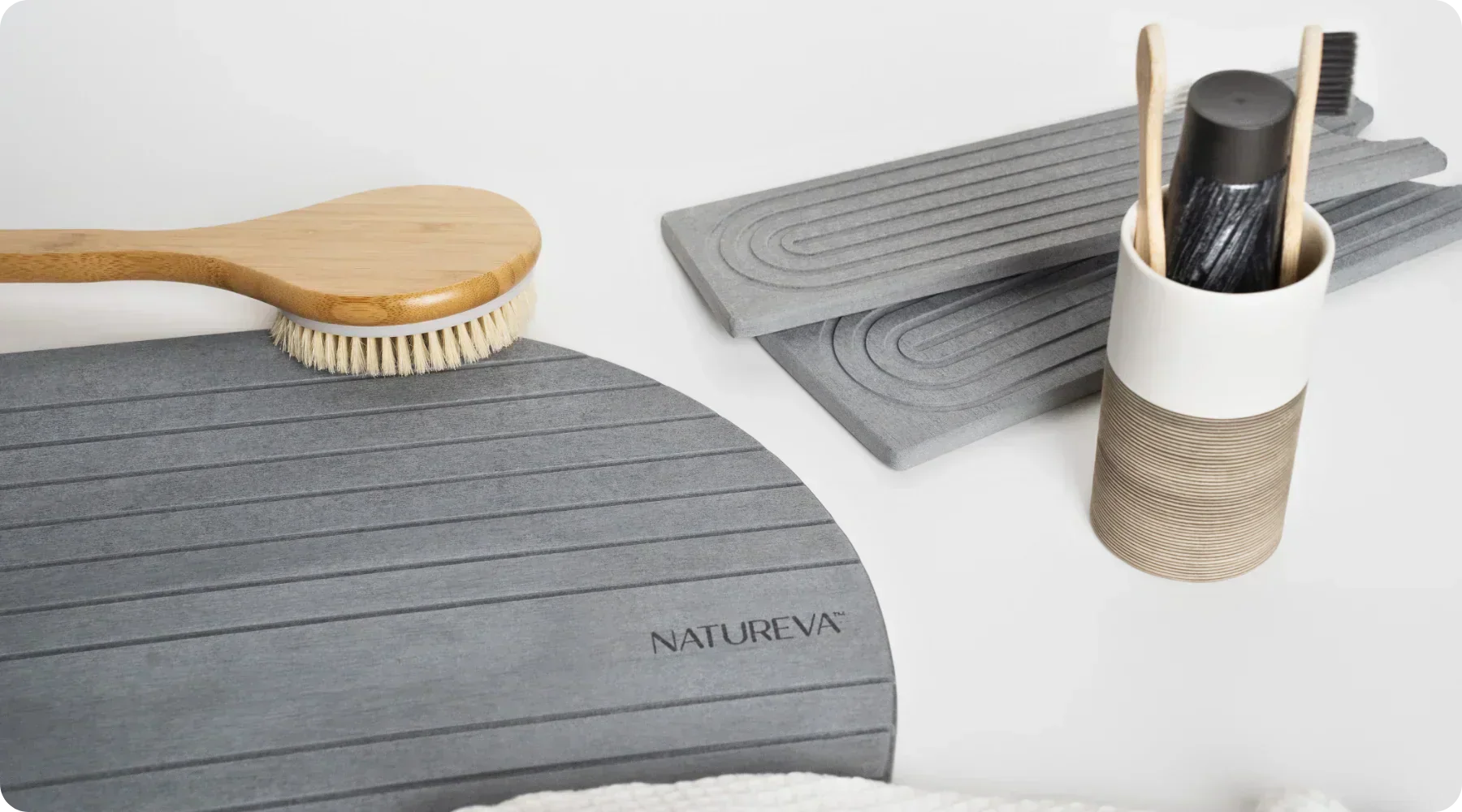 Arch Harmony: Arch Bath Mat + Arch Faucet Mat